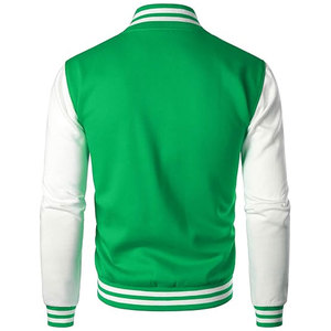Chaqueta Universitaria de Béisbol de Aspecto Atractivo para Venta en Línea, Chaqueta de Hombre con Logotipo Bordado Ligero de Alta Calidad - Product Image 6