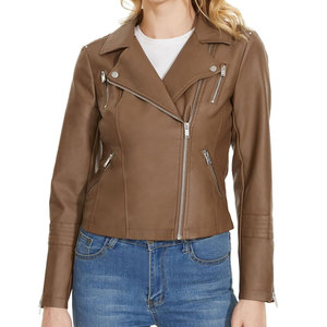 Chaqueta de cuero para mujer de alta calidad, logotipo personalizado, superventas, chaqueta de cuero para mujer al aire libre de alta calidad para adultos - Product Image 2