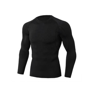 Full Sleeves OEM Custom Private Label Compression MMA Rashguard <b>Men</b> High Quality <b>Swimming</b> Cycling Sports Rash guard <b>Shirt</b> - Product Image 6