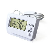 Termohigrómetro Digital con Sonda Min-Max, Modelo K121.047 Blanco, Talla Única, Hecho en China