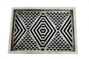 Harmony éternelle Incrustation d'os faite à la main et plateau de service en nacre Articles de maison de qualité supérieure pour tables à manger hôtels et cadeaux de luxe - Product Image 6