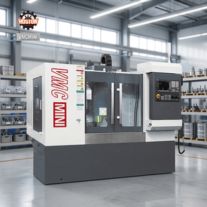 Centre d'usinage vertical CNC avec conception à <span class=keywords><strong>colonne</strong></span>, machine de fraisage <span class=keywords><strong>VMC</strong></span> Mini avec magazine d'outils 24T - Product Image 1