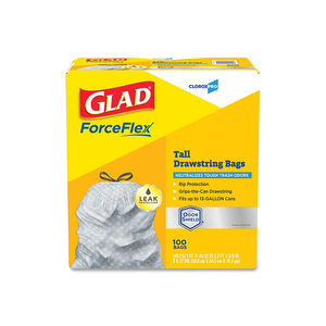 ถุงขยะครัวแบบยาว Glad ForceFlex คุณภาพสูง ราคาถูก ขายส่ง ยืดหยุ่นได้ จัดส่งรวดเร็ว - Product Image 1