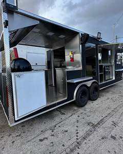 Remorque alimentaire mobile entièrement équipée en acier inoxydable, camions de restauration rapide personnalisés, remorque de concession à prix avantageux - Product Image 1