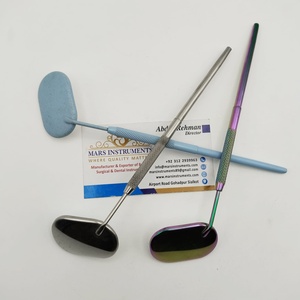 Espejo de pestañas de un solo lado con forma de Luna para extensión de pestañas, espejos de maquillaje cosméticos personalizados sostenibles - Product Image 3