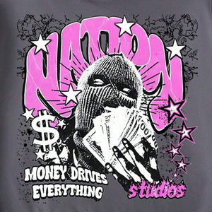 High Quality 100% Cotton <b>Men</b> & Women Unisex Autumn <b>Oversized</b> <b>Hoodies</b> with Custom Logo <b>Fleece</b> Fabric Eco-Friendly Graphic Print - Product Image 3