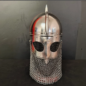 Gladiateur Jouer Spartiate Casque Soldat Bataille Médiévale Costume Cosplay Grec Sparte Ancien Romain Corinthien Acier - Product Image 1
