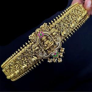 Ensemble de ceinture de hanche en laiton finition or de qualité supérieure antique ensemble de bijoux plaqué or pour femmes vêtements de mariage traditionnels pour femmes - Product Image 1