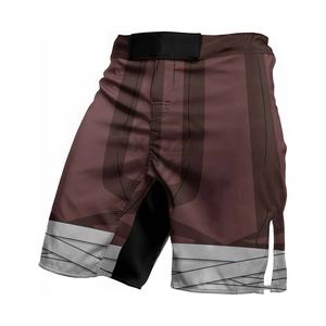 Short de combat MMA en gros, taille élastique, tissu polyester pour hommes, compétition, boxe, arts martiaux, kick-boxing, short MMA pour adultes - Product Image 3