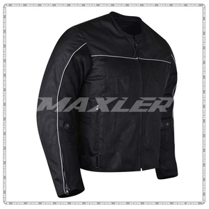 Mesh <b>Summer</b> Motorcycle <b>Jacket</b> Adventure Riding Lightweight Mesh Motorcycle <b>Jacket</b> for <b>Men</b> Reflective Panels CE Arrmored - Product Image 3