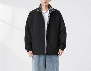 เสื้อแจ็กเก็ตผู้ชายแขนยาวเสื้อโค้ทคอตั้งเสื้อแจ็คเก็ตแบบซับลิเมชันสำหรับฤดูใบไม้ร่วง - Product Image 3