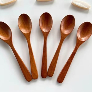 Cuillère en bois de haute qualité, mini-cuillère au meilleur prix, nouveau design, article décoratif de table, cuillère en bois au meilleur prix - Product Image 1