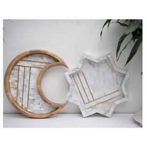 Fait à la main en nacre servant la maison et la cuisine personnalisé pour les meubles de maison décor plateau pour mariage plateau à l'adresse artisanat - Product Image 6