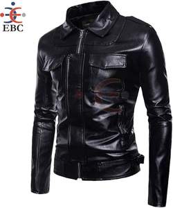 Veste en cuir de vache véritable pour hommes - Product Image 2