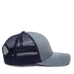 Gorra de camionero con bordado personalizado de alta calidad, Snapback Cierre trasero de algodón con gorra de béisbol, gorra de camionero de espuma impresa - Product Image 6