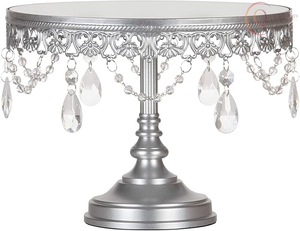 <b>Heavy</b> Duty Metal Cake <b>Stand</b> with Minimalist Design, Ideal for Multi Layer Cakes and Professional Baking Displays - Product Image 3