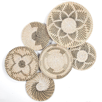 Vente en gros en vrac Panier mural tissé décoratif pour bureau et maison Style rustique Services OEM de l'usine du Vietnam