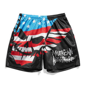 Vente en gros de shorts en maille avec logo personnalisé de haute qualité avec design universel respirant quantité minimale de commande bas pour adulte - Product Image 5