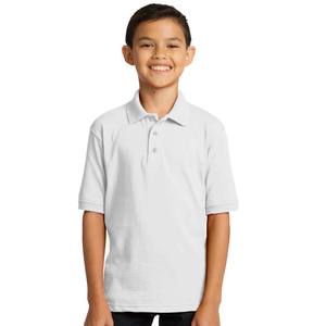 Polos pour garçons de haute qualité en polyester respirant, de couleur pure, avec sublimation personnalisée - Product Image 4