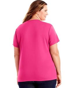 <b>Women</b> 2023 new Design <b>Plus</b> <b>size</b> <b>t</b> <b>shirt</b> Casual <b>Plus</b> <b>Size</b> <b>Women's</b> <b>T</b>-<b>Shirts</b> from Bangladesh <b>Women</b> cheap Prize Spandex tshirttshirt - Product Image 3