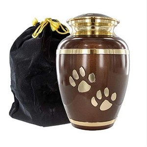 Urne en bronze pour animaux de compagnie Petites urnes funéraires pour cendres humaines pour animaux meilleure qualité de construction - Product Image 2