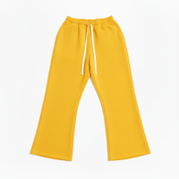 Jeans personnalisés vintage délavés à l'acide pour hommes, grandes tailles, coupe droite, taille mi-haute, en coton épais 100 %, imperméables, écologiques, avec logo personnalisé