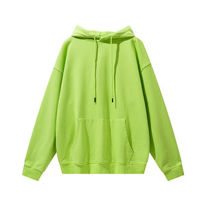 Premium Mens Yellow <b>Plain</b> <b>Hoodie</b> Cotton Fleece Winter Pullover Casual Streetwear Sweatshirt - Product Image 2