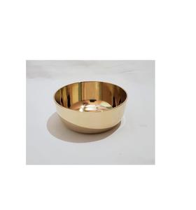 Cuenco de servicio de latón indio clásico para presentar comidas durante Onam Pongal o Holi con gracia y elegancia cultural - Product Image 5