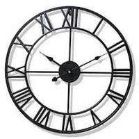 Jam Dinding Mewah Gaya Antik Modern dengan Mesin Quartz Silent Sweep, Pelat Tebal 30mm, Jarum Besi Metalik untuk Ruang Tamu