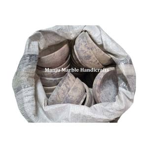 Bol de sculpture en stéatite fait à la main de conception moderne de la plus haute qualité avec une utilisation de forme ronde pour la décoration de la maison et de l'hôtel - Product Image 2