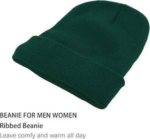 Nouveau design 2025 – Bonnet unisexe adulte en laine/coton respirant et imperméable, jacquard, service OEM, vente en gros, fabrication sur mesure, haute qualité - Product Image 1