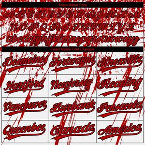 Sublimación personalizada Softball y camiseta de béisbol rojo teñido blanco con cierre de 2 botones al por mayor para clubes - Product Image 5