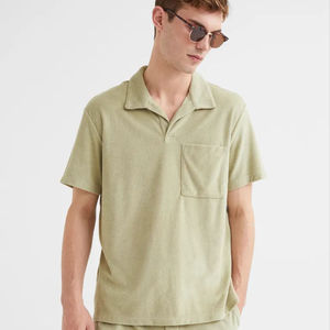 Camisa Blanca de Manga Corta para Hombre, Corte Regular, Informal, Tejida, Transpirable, de Color Sólido, con Cuello Camisero, Estampado Digital, Logotipo Personalizado - Product Image 5