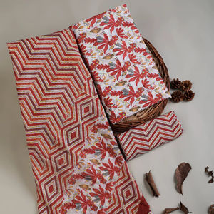 Exclusivo Conjunto de Traje Salwar de 3 Piezas en Tela de Algodón Puro Estampado, Diseño de Diseñador, Sin Costuras, Conjunto de Traje con Parte Superior, Parte Inferior y Dupatta de Algodón Suave - Product Image 1