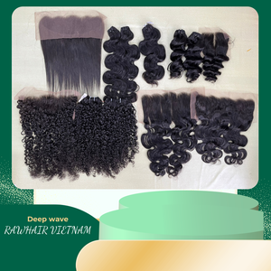 Extensions de cheveux bouclés rebondissants Remy vierges vietnamiens de haute qualité 2024, tissage double machine, 100g, pour toutes les couleurs, en gros - Product Image 1