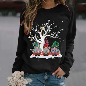 Best Quality Hooded Pullover Oversize Workout <b>Sweater</b> Female Hoodies <b>Christmas</b> Fall Long Sleeve Sweatshirt Loose Fit - Product Image 4