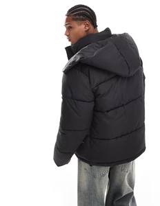 Puffer coupe-vent hommes haute qualité coupe-vent extérieur coque souple micropolaire imperméable grande taille veste d'hiver fermeture éclair - Product Image 2