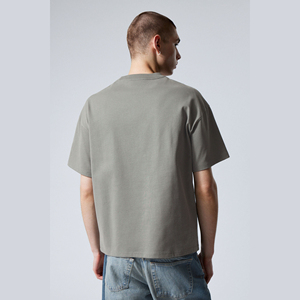 Mejor precio al por mayor desgastados hombres ácido lavado camiseta verano manga corta moda cuello redondo Casual hombres camisetas - Product Image 2