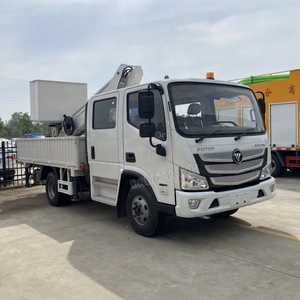 Camioneta Foton <span class=keywords><strong>de</strong></span> Doble Cabina con Elevador Hidráulico <span class=keywords><strong>de</strong></span> 21 m, Grúa <span class=keywords><strong>de</strong></span> Elevación, Plataforma Elevadora, Camión <span class=keywords><strong>de</strong></span> Trabajo con Plataforma - Product Image 3