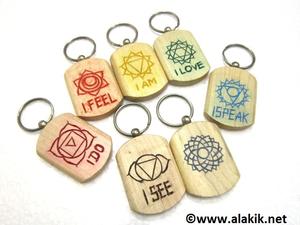 พวงกุญแจหินฮวงจุ้ยต้นไม้แห่งชีวิตทำด้วยมือ - Product Image 3