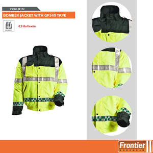 Veste de sécurité imperméable et réfléchissante ANSI classe 2 avec logo personnalisé grande taille, respirante et confortable - Product Image 4