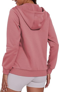 Sweats à capuche d'hiver pour femmes-Haute qualité respirant 100% coton Active Wear avec option de logo avant - Product Image 5