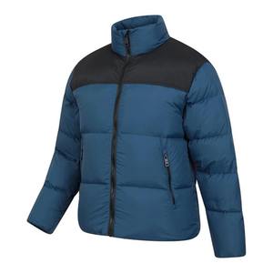 Veste matelassée noire personnalisée pour homme, chaude, imperméable, à capuche, streetwear d'hiver, matelassée en duvet avec coque souple, vente en gros - Product Image 4