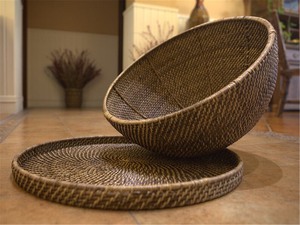 A saisir! Couverture de Table à manger en rotin tissé avec plateau inférieur couverture de nourriture de cuisine couverture anti-poussière décoration de la maison - Product Image 3