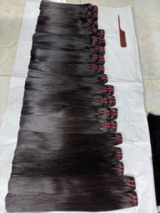 Extensiones de cabello humano Remy de alta calidad, paquete de trama de doble dibujado vietnamita, materia prima de estilo recto y Fumi - Product Image 3