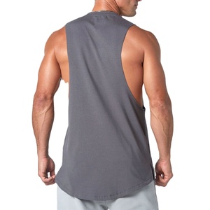 Camiseta Deportiva de Color Sólido, Precio de Fábrica al por Mayor, para Gimnasio, Entrenamiento Muscular, Corte Lateral Abierto, Ajuste Holgado, Unisex, Ropa de Yoga - Product Image 3
