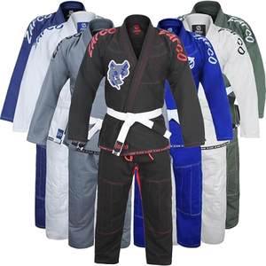 Kimono Bjj personalizado de la más alta calidad verificada de Pakistán Kimono Bjj Gi negro de Pakistán Jiu Jitsu - Product Image 1