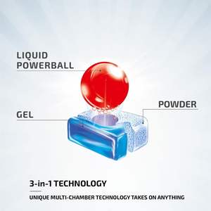 Tablettes lave-vaisselle Finish Quantum, 88 tablettes, parfum frais, nettoyage et brillance puissants, détergent puissant contre les taches de graisse - Product Image 6