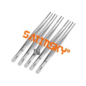 Fórceps DE tejido atraumático DE BAKEY 20 CM Instrumentos de microcirugía Manual de acero inoxidable Certificado CE Clase III - Product Image 4