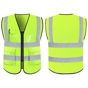 Chalecos de Seguridad Reflectantes para Trabajo, Ropa de Seguridad para la Construcción, Chaleco de Alta Visibilidad con Logotipo Personalizado - Product Image 3